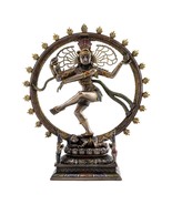 DANCING SHIVA STATUE 10.5&quot; Nataraja Hindu God HIGH QUALITY Bronze Resin ... - $99.95