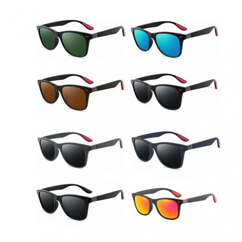 Sporting Men&#39;s UV400 Polarized ClAic Square Vintage SunglAes Sportings Outdoor C - £23.89 GBP