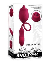 Wild Rose Thrusting Vibrating Bullet &amp; Vibrating Flicking Clitoral Vibe - £63.99 GBP