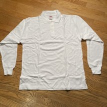 White Long Sleeve Polo Sz L All Nations Are One ANAO NWOT - $13.49