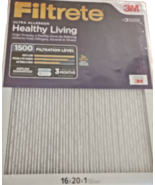 Filtrete 16x20x1 AC Furnace Air Filter MPR 1500 Healthy Living Set of 2 - $28.34
