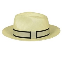Men's Broner Summer Hat Woven Straw Style Safari SHARP SHOOTER 88-460 Natural image 5