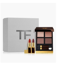 TOM FORD Eye Quad Lip 3 Piece Set SOUS LE SABLE 31 Scarlet Rouge Impassi... - £157.51 GBP