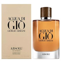 Acqua Di Gio Absolu by Giorgio Armani 4.2 oz / 125ml EDP Cologne Men New In Box - $47.00