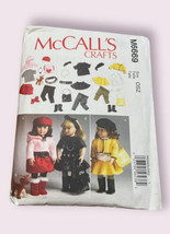 Vintage McCall&#39;s M6669 Sewing Pattern Crafts 18&quot; Doll Clothes &amp; Accessories - £9.56 GBP