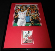 Manny Ramirez Framed 11x17 ORIGINAL Score Select Rookie Card &amp; Photo Set Red Sox - £54.20 GBP