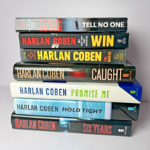 Harlan Coben Novels 7 Book Lot Hardcover and Paperback - £9.91 GBP