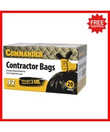 3 MIL Heavy Duty Trash Bags - 42 Gallon with Flap Ties, Perfect for Cont... - €20,95 EUR