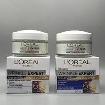 L&#39;oreal Paris wrinkle Expert Fortifying Care Day &amp; Night 65+ 1.7 OZ 2 Pack NEW - £15.97 GBP