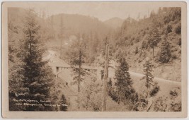 1930 Era Rppc, View, Of Pacific Highway, (U.S. Highway 99) Canyonville, Oregon. - £7.26 GBP