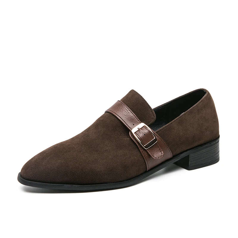 Men&#39;s Casual Shoes Fashion Suede Leather Flats Leisure Men Driving Shoes... - $74.57