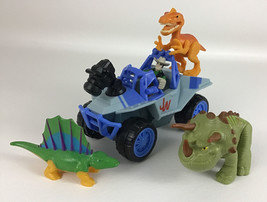 Jurassic World Dino Tracker Jeep Truck Vehicle Dinosaur 5pc Playskool He... - $24.70