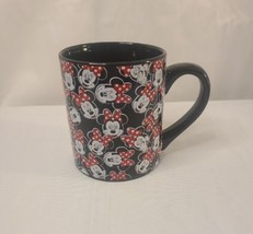 Disney&#39;s Minnie Mouse 14oz Ceramic Coffee Mug/Tea Cup Mug Black/Red New - £8.83 GBP