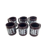 6 Hershey&#39;s Chocolate Since 1894 Galerie Brown Mug Cup Dishwasher Microw... - $22.02