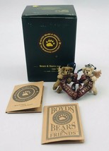 1995 Vintage Boyds Bears Gideon &amp; Gabrielle Bearlove Ornament Figurine 25724 - £9.53 GBP