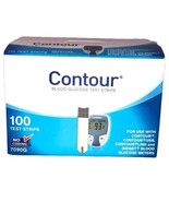 Bayer Contour #7090G Blood Glucose Box of 100 Test Strips-Brand New-SHIP... - $98.88