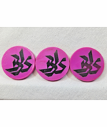 Vintage BJ&#39;s Bingo Chip Pink Token  Set Lot of 3 Fife Washington - $186.97 MXN
