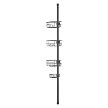 VEVOR 39" to 125" High Shower Corner Caddy Tension Pole Rust-Proof Tension Pole - €69,08 EUR