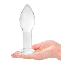 Huge Head Glass Butt Plug Crystal Anal Plug Bum Plug Bomb Plug Anal Trainer Anal - £25.53 GBP