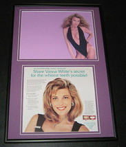 Vanna White SEXY Signed Framed 12x18 Photo Display Wheel of Fortune - £63.07 GBP