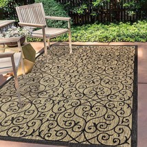 The Jonathan Y Smb107A-5 Madrid Vintage Filigree Textured Weave, Cleaning Rug. - £50.03 GBP