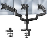 Triple Monitor Mount, 3 Monitor Desk Arm Fits Three Max 27&quot; Lcd Computer... - $183.99