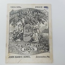 John Baer’s Sons Agricultural Almanac Lancaster, PA Vintage 1955 Volume ... - $11.35