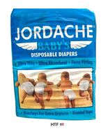 Plastic Jordache Disposable Diapers Size Small 30 Count [ VINTAGE SEALED ] - $1,737.67 MXN