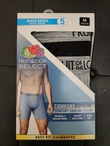 Fruit of the Loom Boxer Briefs Mens M 32-34 Select Comfort Supreme Cooli... - £11.57 GBP