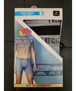 Fruit of the Loom Boxer Briefs Mens M 32-34 Select Comfort Supreme Cooli... - £11.57 GBP