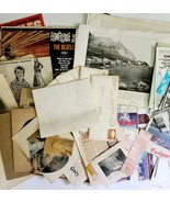 HUGE Bulk Ephemera Lot Of 150 Pcs Victorian Vintage Photos Maps Ads Movi... - $99.99