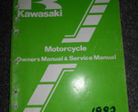 1982 Kawasaki KX250 Réparation Service Propriétaires Manuel OEM Usine Mo... - $21.94