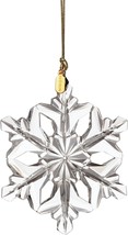 Lenox 2023 Optic Crystal Snowflake Ornament Clear Prism Christmas Gift NEW - £35.39 GBP