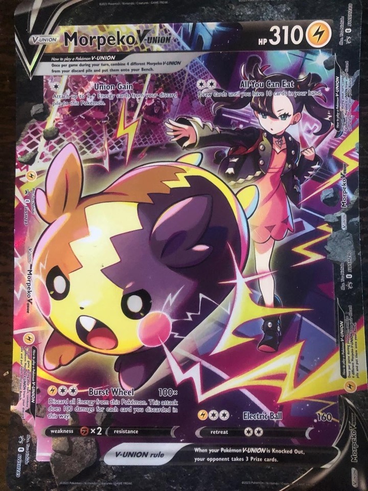Pokemon TCG Morpeko V-Union HP  310 - $14.84