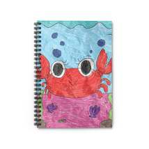 Lobster Crab Graphic Sea Lovers Spiral Notebook - Ruled Line - £11.24 GBP