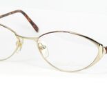 Vintage Ulliana Design UL-135 C2 GOLD UNIQUE EYEGLASSES GLASSES FRAME 52... - $57.12