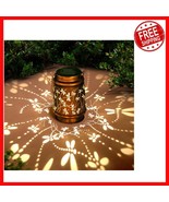 Elegant Solar-Powered Dragonfly Lantern - Perfect Gift for Mom and Grandma - $63.34 CAD