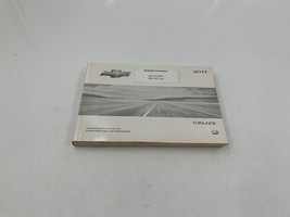 2011 Chevrolet Cruze Owners Manual Handbook OEM L03B50041 - $31.49