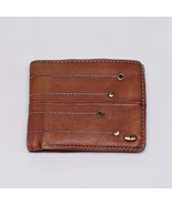 Mens Bi fold Wallet Witness Gear Genuine Leather Billfold w/Coin Slot- C... - $278.27 MXN