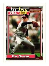 1992 Topps #395 Tom Glavine Atlanta Braves - £1.59 GBP