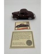 1940 Ford Deluxe Business Coupe National Motor Mint Model - $283.11 MXN