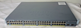 Cisco WS-C2960X-48FPD-L 48 V07 POE+ GE+2 10G SFP+, LAN BASE 740W H32 - £58.21 GBP
