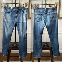 AG Adriano Goldschmied Graduate Jeans Mens Tailored Leg Stretch $215 38x31 - $630.59 MXN