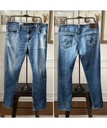 AG Adriano Goldschmied Graduate Jeans Mens Tailored Leg Stretch $215 38x31 - $629.42 MXN