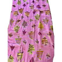 Bright And Cheerful Pink Fish Scarf / Bathing Suit Cover Or Sarong - $14.84