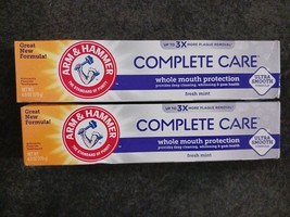 2 Arm &amp; Hammer Complete Care Toothpaste, Fresh Mint, 6 Oz (J17) - £10.70 GBP