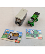Thomas the Train TOBY Tram Car Wooden Railway Tank Engine + PERCY 2003 w... - $14.84