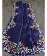 Tussar Silk Sarees, All Over Embroidery Design And Cut-work Design - $116.25 CAD