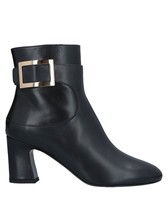 New Roger Vivier Black Leather Buckle Boots 35.5 5.5 - $441.00