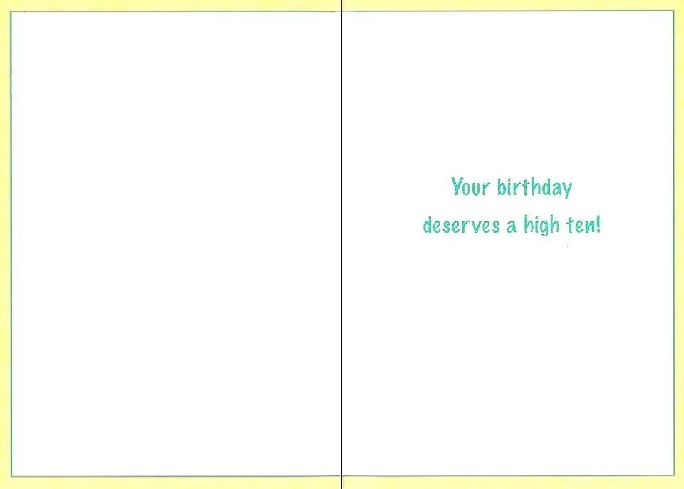 Forget The High Five... - Birthday Greeting Card - 16D Item image 2